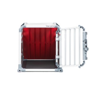 Hundebox Pro 1 S , Transportbox, Welpenbox, 4pets, alu