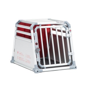 Hundebox Pro 1 S , Transportbox, Welpenbox, 4pets, alu