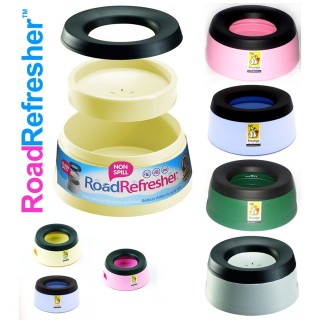 Reisenapf, Wassernapf, Road Refresher, Trinknapf für Unterwegs, grau, 1,4l