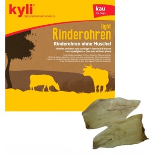 Rinderohren ohne Muschel, Fettarm, 50 Stück