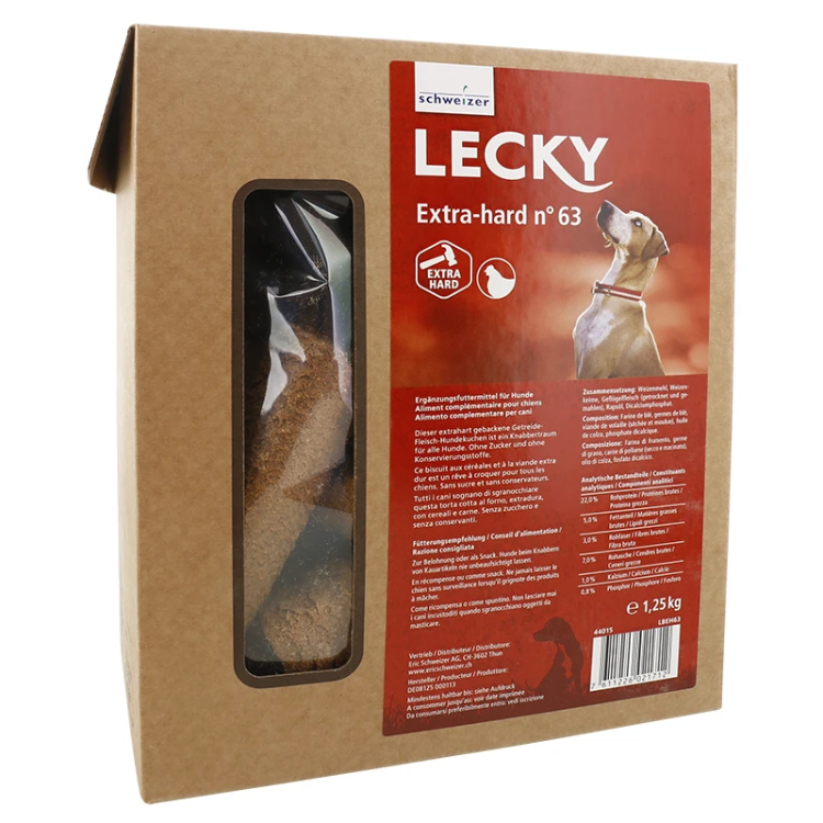 Zwieback für Hunde, 1.25kg,  Lecky Extra Hard Nr. 63