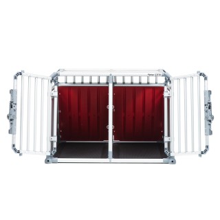 Hundebox Pro 22 L, Transportbox, Welpenbox, 4pets, Alu
