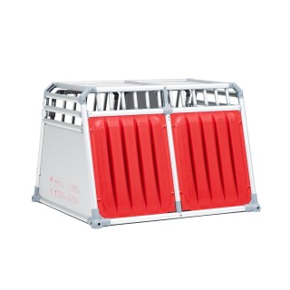 Hundebox Pro 22 L, Transportbox, Welpenbox, 4pets, Alu