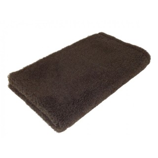 Original Vetbed Schafwolle 150x100cm DryBed Premium rutschfest braun einfarbig
