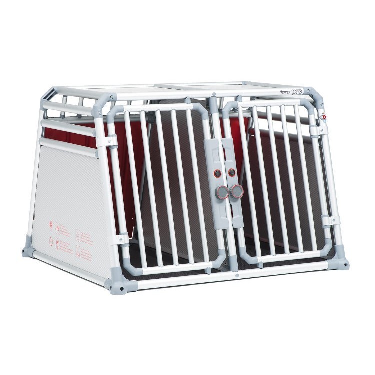 Hundebox Pro 22 L, Transportbox, Welpenbox, 4pets, Alu