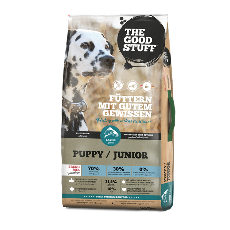 The GoodStuff Lachs (Puppy / Junior) 12.5kg, Trockenfutter, Hundefutter